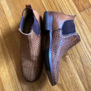 Sutro woven bootie